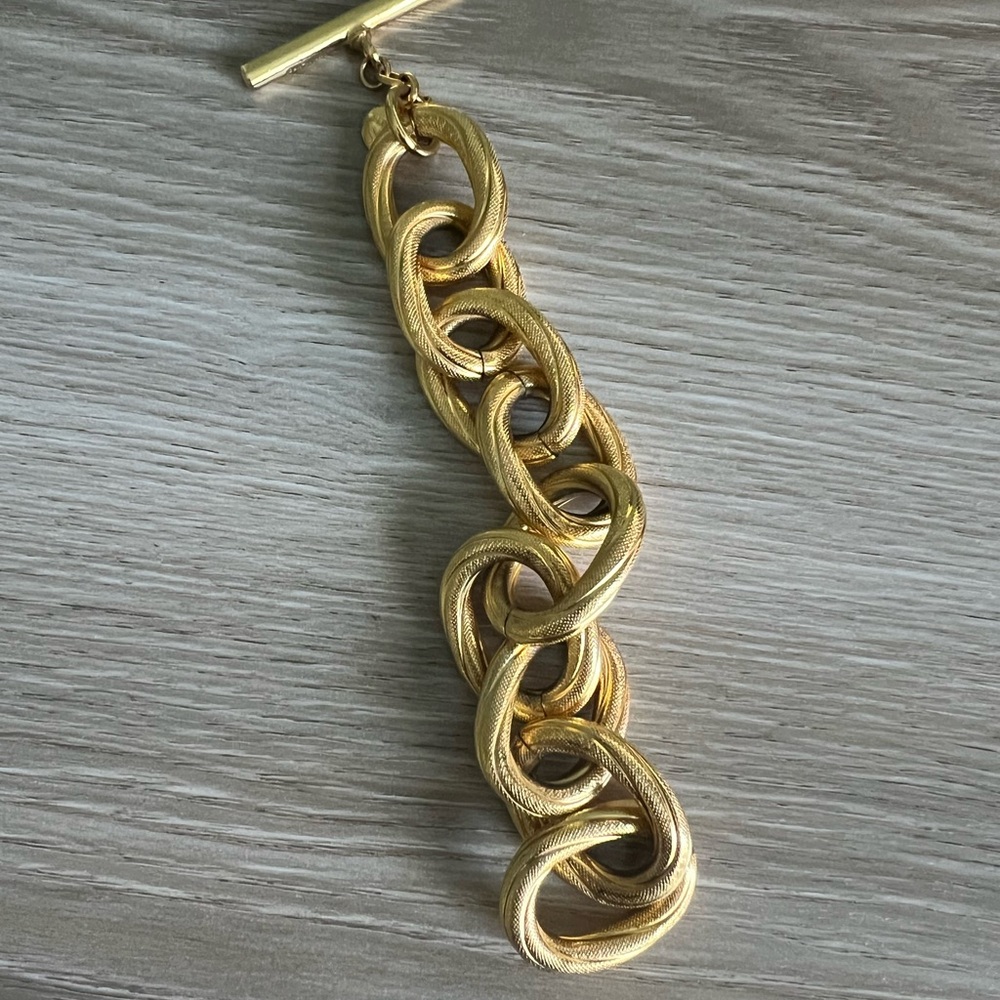 Ben Amun Chunky Gold Plated Chain Bracelet
